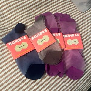 Bombas lightweight sheer quarter socks